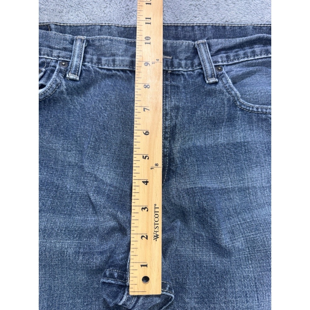 Levis 569 Jeans Men 34x32 Blue Loose Baggy Straight Whisker Distress Denim Y2K - Picture 5 of 10